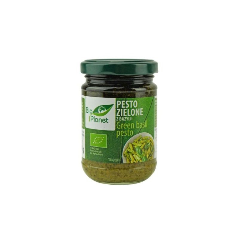 Organic Green Basil Pesto 140g Bio Planet