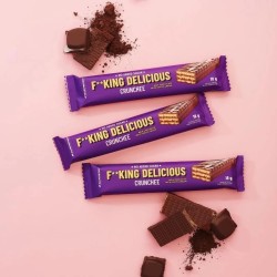Fitking Delicious Crunchee Milk Chocolate with Cocoa Cream 18g Allnutrition