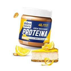 Krem Orzechowy PROTEINA o Smaku Lemon Cheesecake 200g Dobra Kaloria