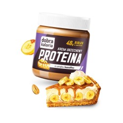 Krem Orzechowy PROTEINA o Smaku Banoffee 200g Dobra Kaloria