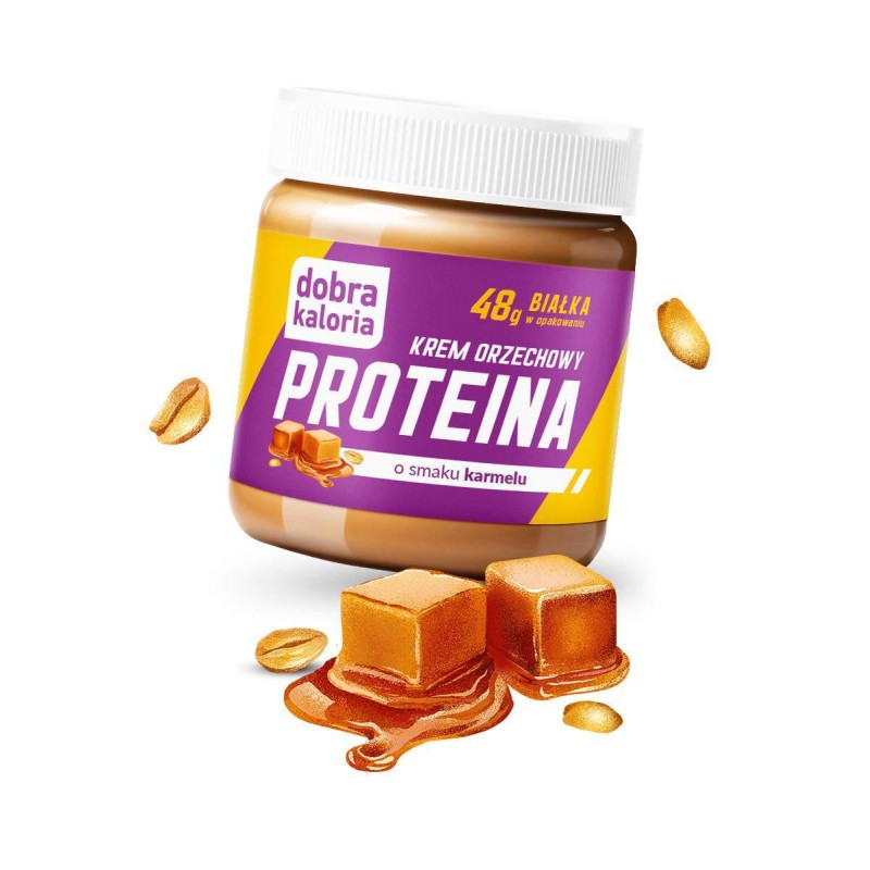 Peanut Protein Cream Caramel 200g Dobra Kaloria