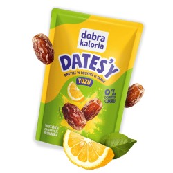 Datesy - Daktyle w Posypce o Smaku Yuzu 100g Dobra Kaloria