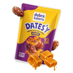 Datesy - Daktyle w Posypce o Smaku Karmelu 100g Dobra Kaloria