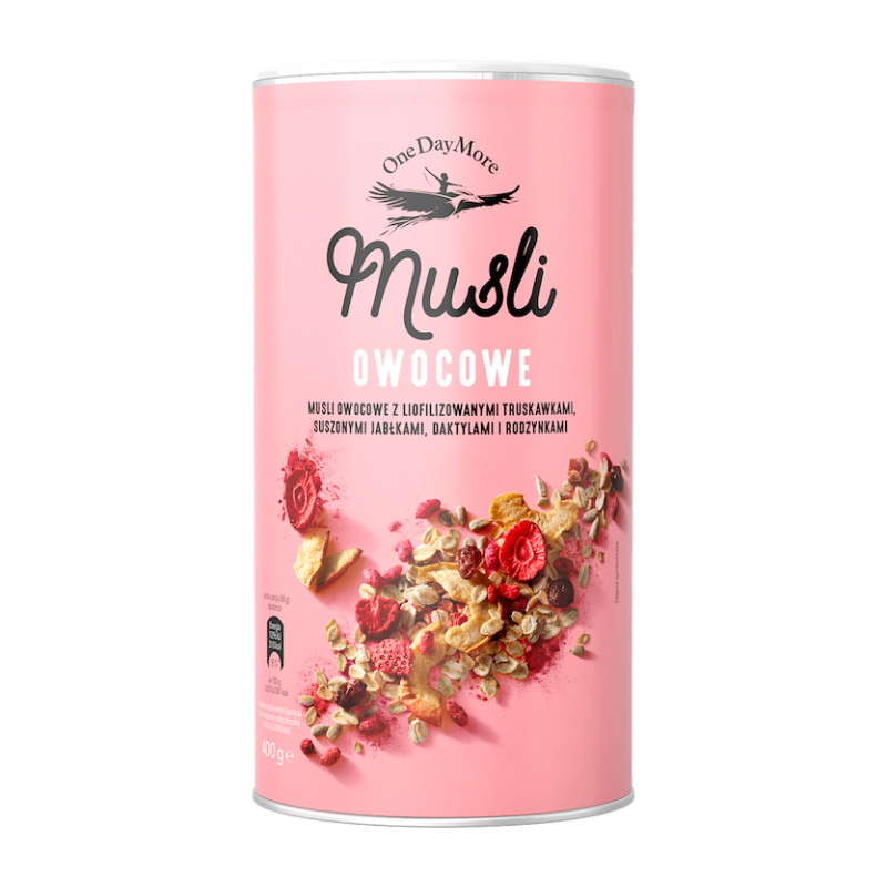 MUSLI OWOCOWE 400G ONE DAY MORE