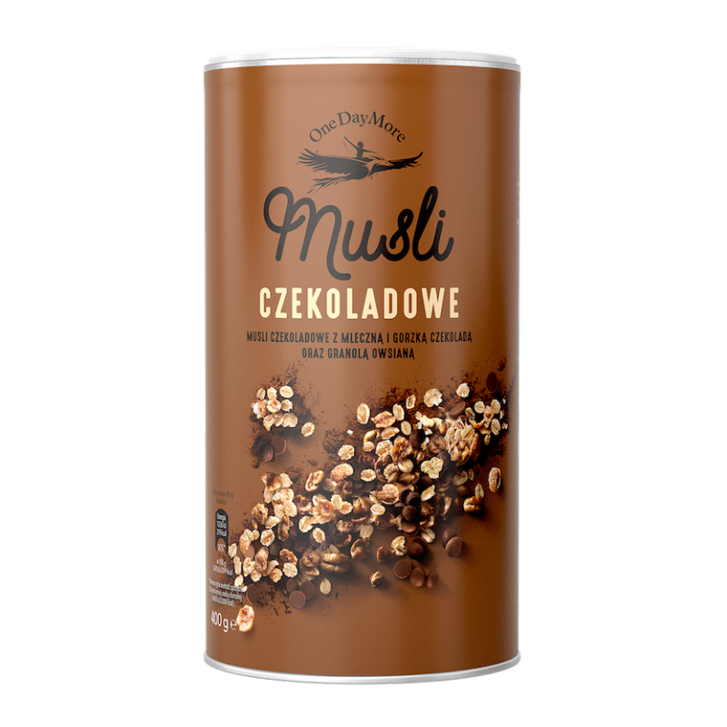 CHOCOLATE MUESLI 400G ONE DAY MORE