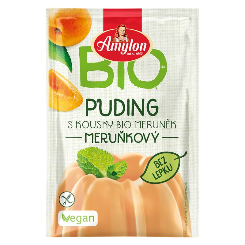 Oragnic Gluten-Free Apricot Pudding 40g Amylon