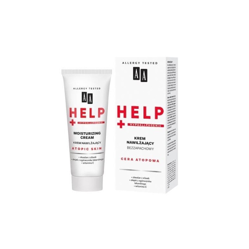 Aa Help Moisturizing Face Cream For Atopic Skin 50 Ml