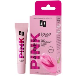 Aa Pink Aloe Vera Multihydrating Lip Balm Glossy Pink, 10g