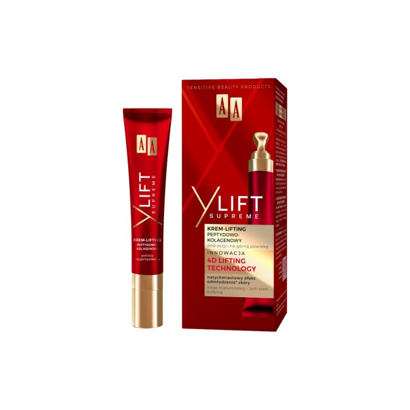 Aa Y Lift Supreme Peptide-collagen Lifting Under Eye And Upper Eyelid Cream 15ml