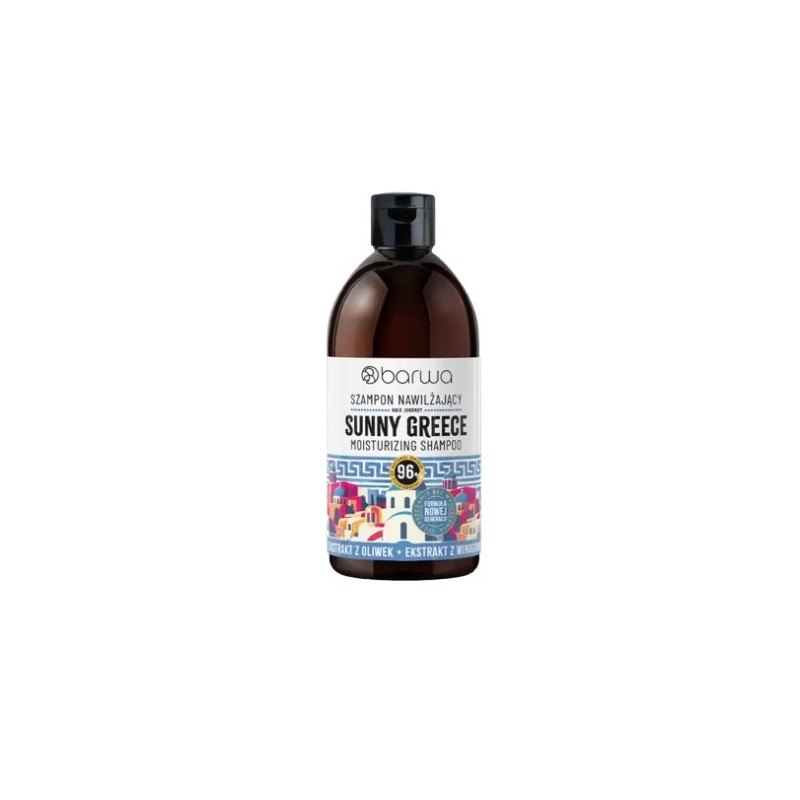 Barwa Hair Journey Sunny Greece Moisturizing Shampoo 380 Ml