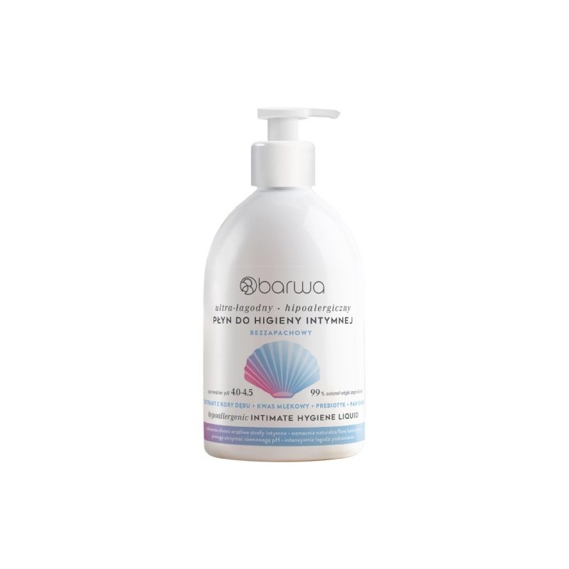 Barwa Hypoallergenic Fragrance-free Intimate Hygiene Fluid 500 Ml