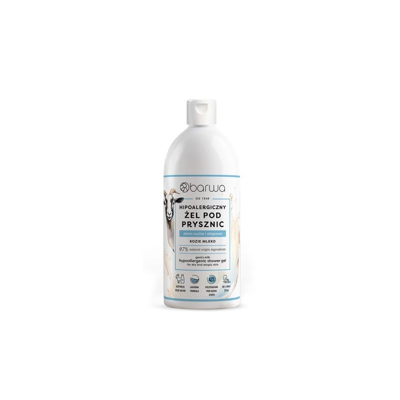 Barwa Hypoallergenic Goat's Milk Shower Gel 400ml