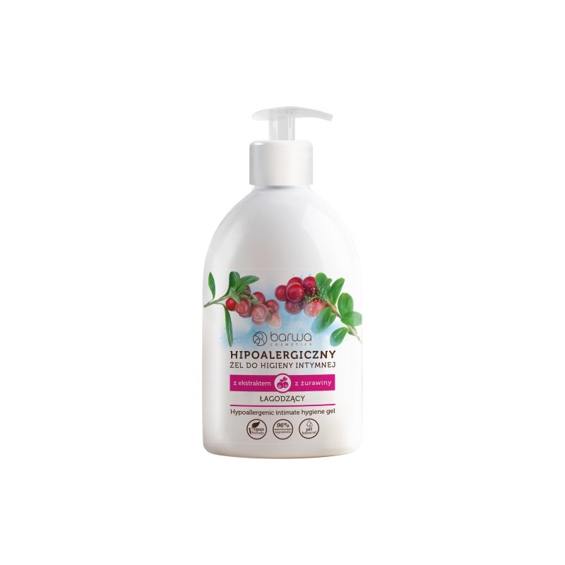 Barwa Hypoallergenic Intimate Hygiene Gel With Cranberry Extract 500ml