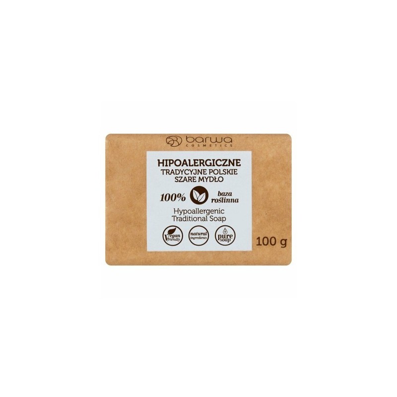 Barwa Hypoallergenic Traditional Polish Gray Soap 100g
