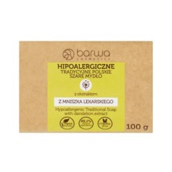 Barwa Hypoallergenic Traditional Polish Gray Soap With Dandelion Extract 100g