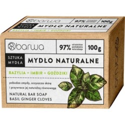 Barwa Natural Bar Soap Basil Ginger Cloves 100g
