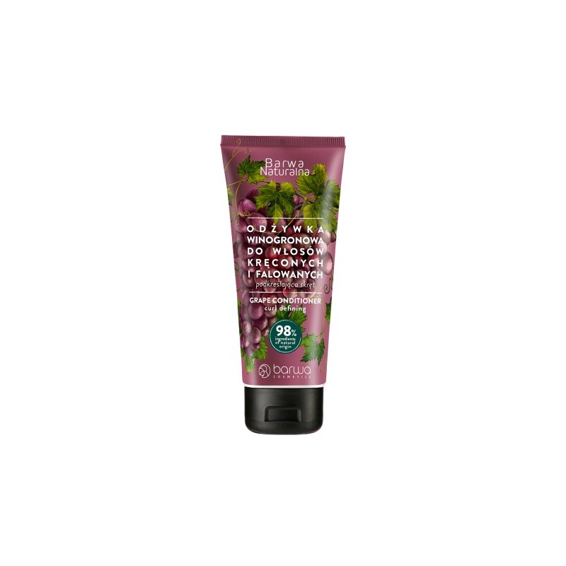Barwa Natural Grape Conditioner For Curly And Wavy Hair 200ml
