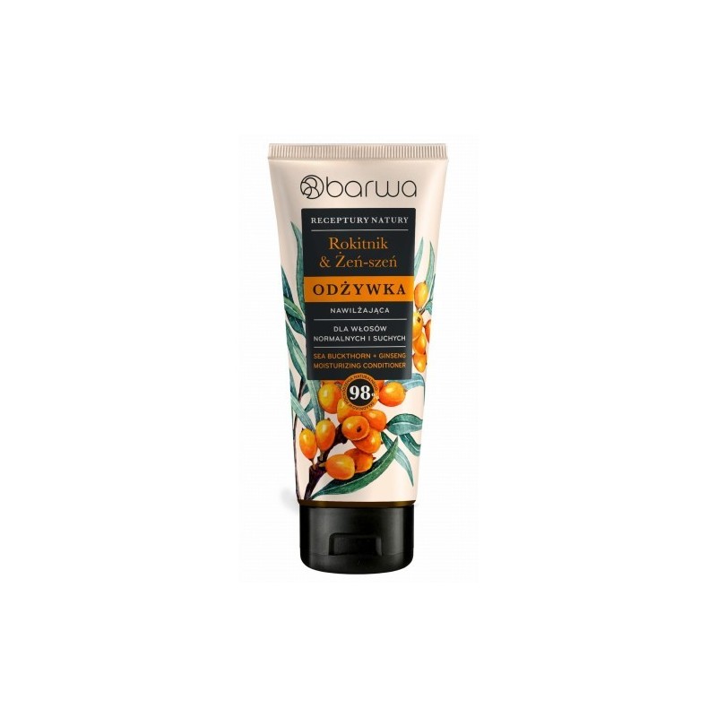 Barwa Receptury Natury Sea Buckthorn + Ginseng Moisturizing Conditioner 200 Ml