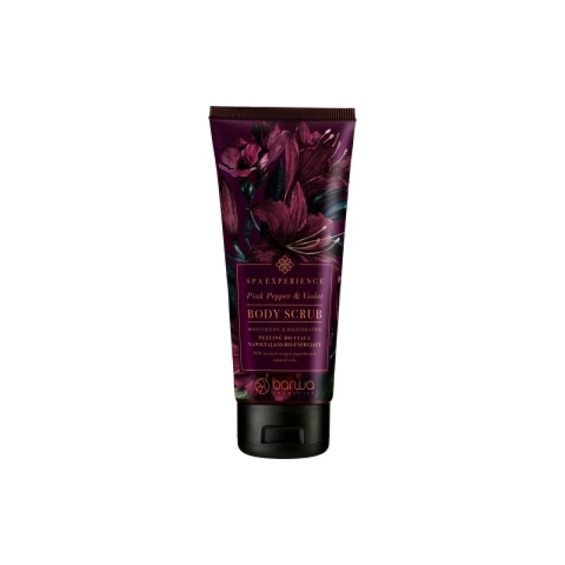 Barwa Spa Experience Moisturizing & Regenerating Body Scrub Pink Pepper & Violet 180 Ml