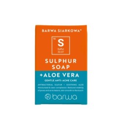 Barwa Sulfur Anti-acne Soap With Aloe 100g