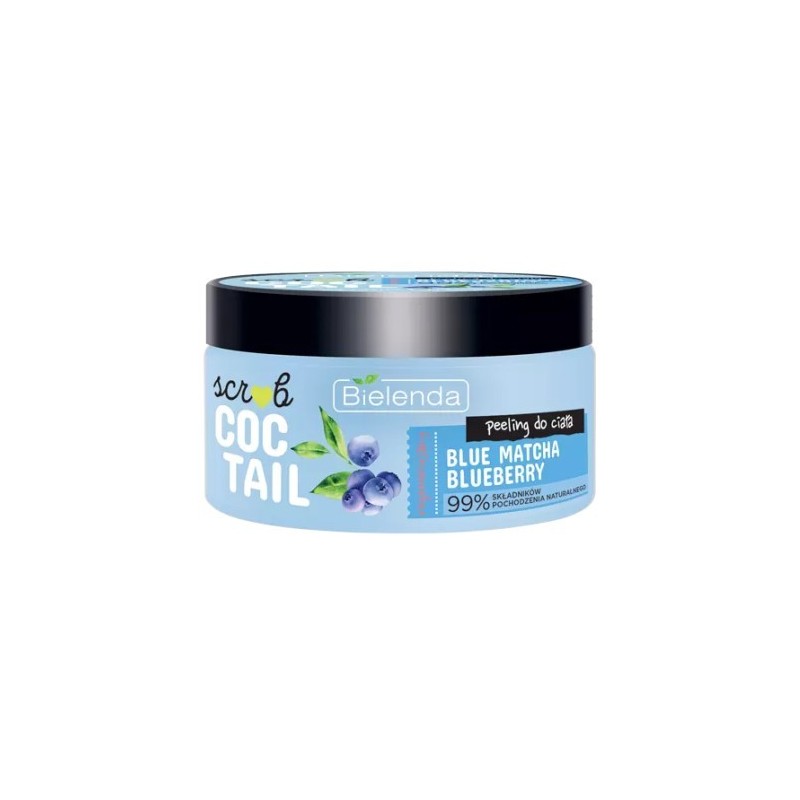 Bielenda Coctail Scrub Regenerating   Body Scrub Blue Matcha - Blueberry  350ml