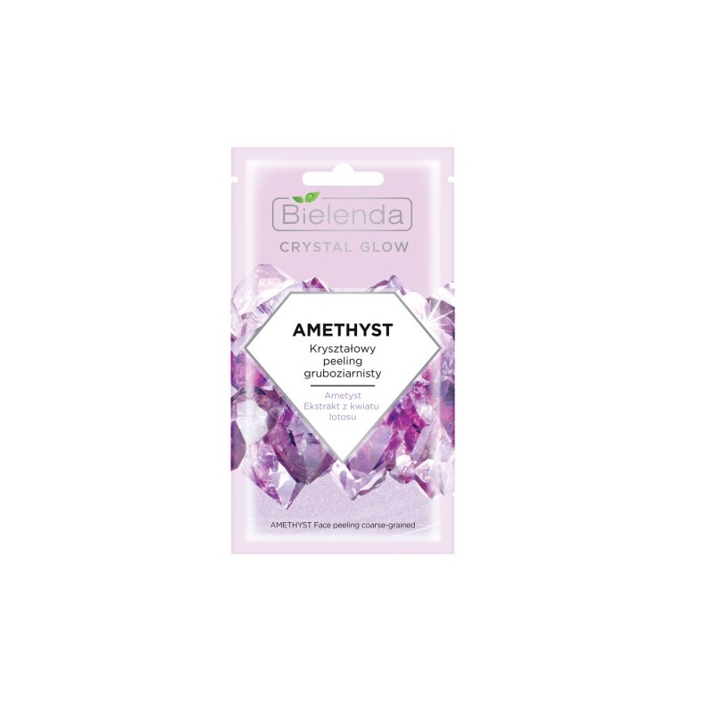 Bielenda Crystal Glow Amethyst Face Peeling Coarse-grained, 8g