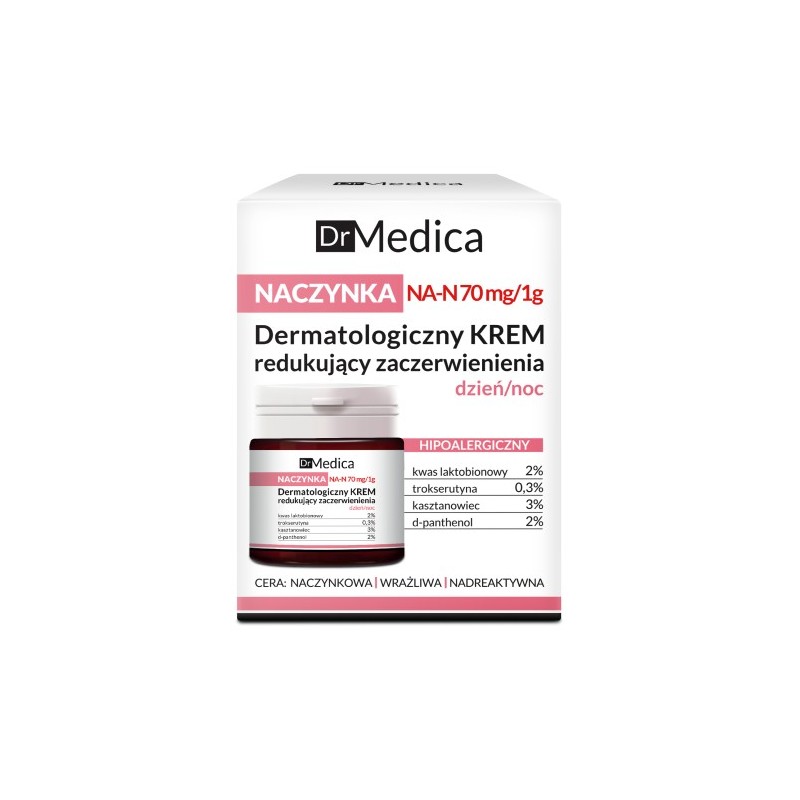 Bielenda Dr Medica Capillaries Dermatological Redness Reducing Cream Day / Night, 50ml