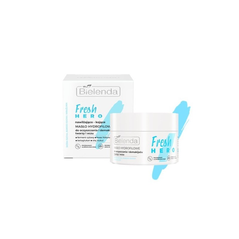 Bielenda Fresh Hero Moisturizing And Soothing Hydrophilic Makeup Removing Butter 40g