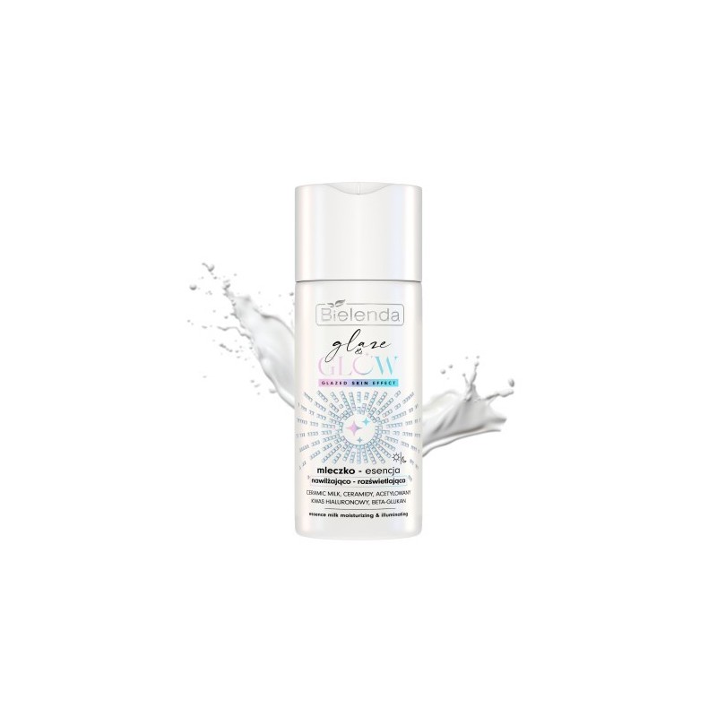 Bielenda Glaze & Glow Milk - Moisturizing And Brightening Essence Glazed Skin Effect 120 Ml