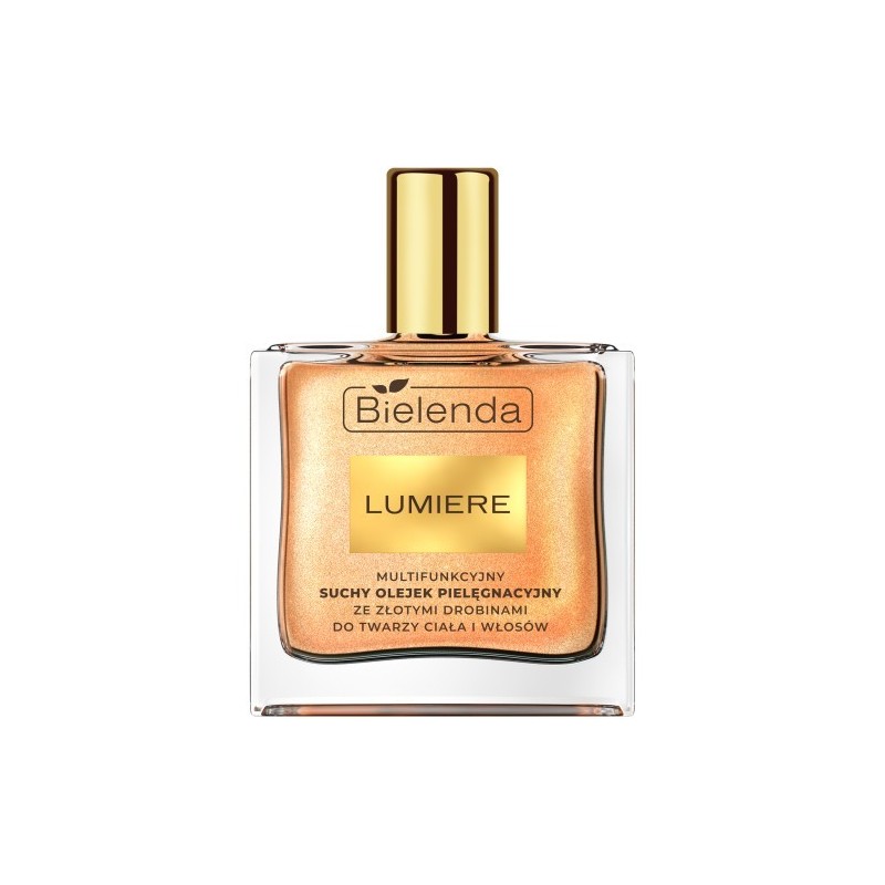 Bielenda Lumiere Multifunctional Dry Care Oil For Face, Body And Hair With Shimmer 50ml