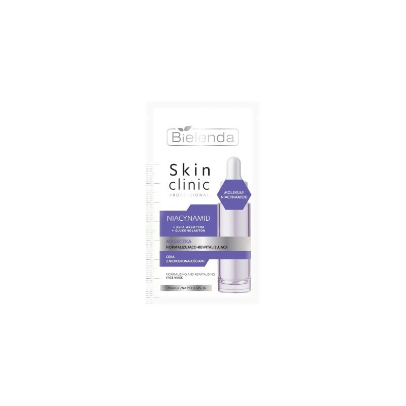 Bielenda Skin Clinic Professional  Niacynamid  Normalising & Revitalising Face Mask  8g