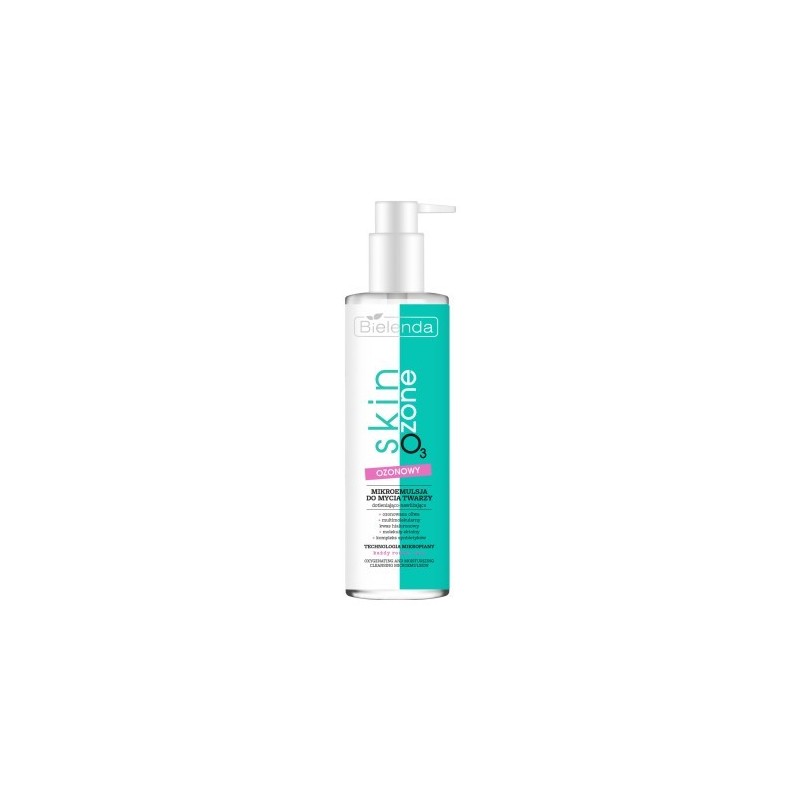 Bielenda Skin O3 Zone Oxygenating And Moisturizing Ozone Microemulsion For Face Washing 195ml