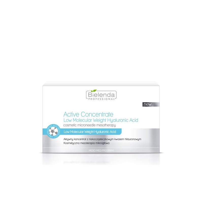 Bielenda Professional Meso Med Program- Active Concentrate Low Molecular Weight Hyaluronic Acid, 10x3ml