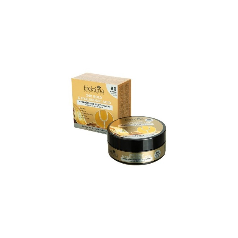 Efektima 24k Gold & Hyaluronic Acid Hydrogel Multi-pads 90 Pcs