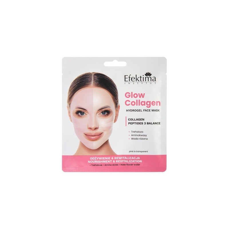Efektima Glow Collagen Nourishment & Revitalization Hydrogel Face Mask 1 Pcs
