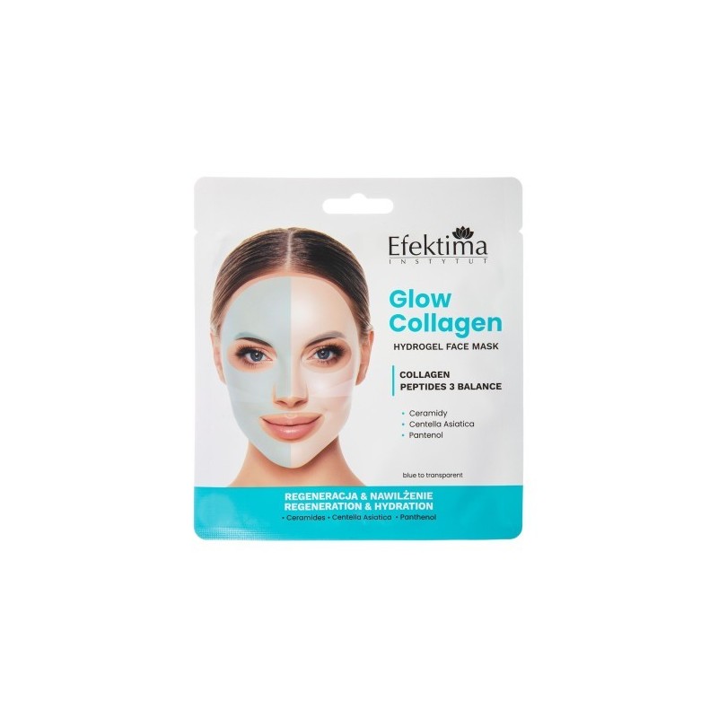 Efektima Glow Collagen Regeneration & Hydration Hydrogel Face Mask 1 Pcs