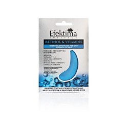 Efektima Hydrogel Eye Pads Retinol & Vitamins Revitalization & Shadow Under Eyes 1 Pair