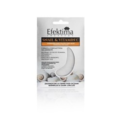 Efektima Hydrogel Eye Pads Snail & Vitamin C Wrinkles & Dark Circles 1 Pair