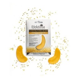 Efektima Hydrogel Eye Pads Gold & Collagen Wrinkles & Tired Skin 1 Pair