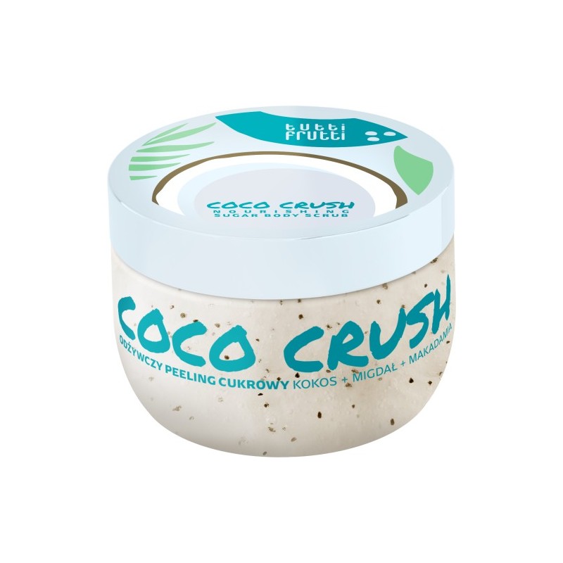 Farmona Tutti Frutti Coco Crush Nourishing Sugar Peeling - Coconut + Almond + Macadamia 300g