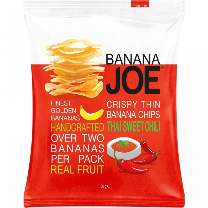 BANANA JOE BANANA CHIPS THAI SWEET CHILLI 50G