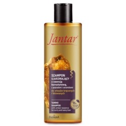 Farmona Jantar Taming Shampoo For Curly And Wavy Hair With Amber Essence, Peptides And Ceramides, 300 Ml