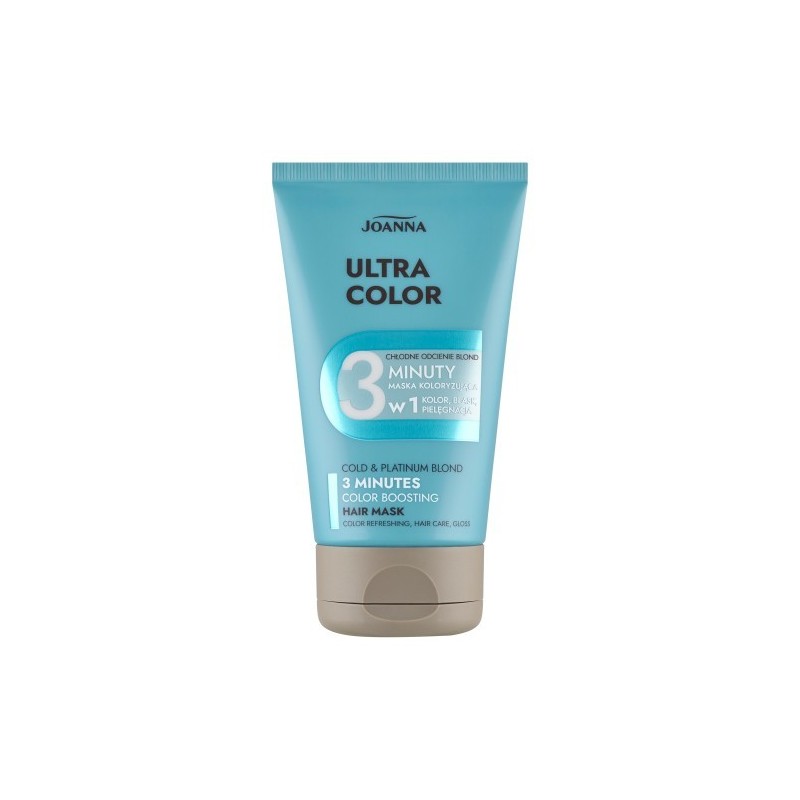 Joanna Ultra Color 3 Minute Color Boosting Mask Cool Blond Shades 100g