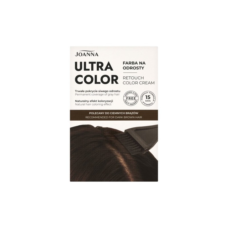 Joanna Ultra Color Retouch Color Cream Dark Brown 15g