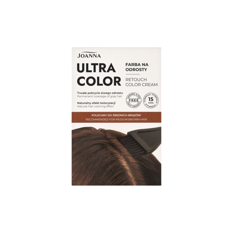 Joanna Ultra Color Retouch Color Cream Medium Brown 15g