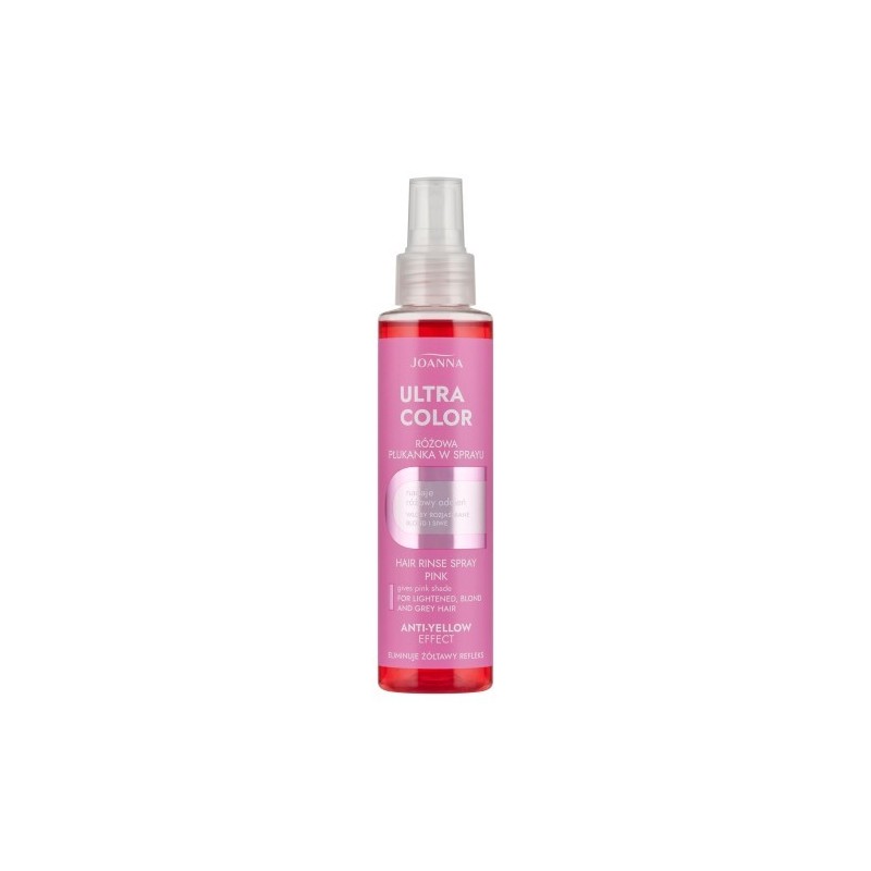 Joanna Ultra Color System Pink Hair Rinse In Spray, 150ml