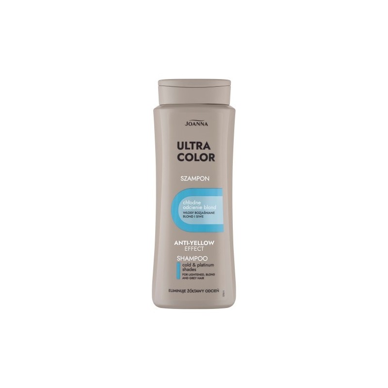Joanna Ultra Color System Shampoo For Lightened And Grey Hair, 400ml