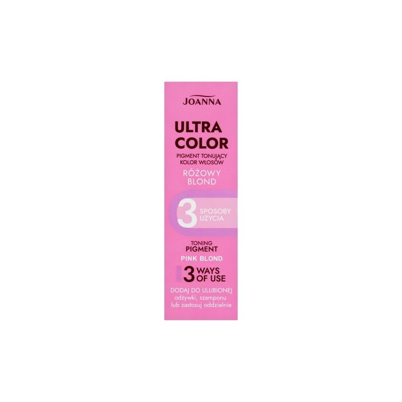 Joanna Ultra Color Toning Pigment Pink Blond 100 Ml