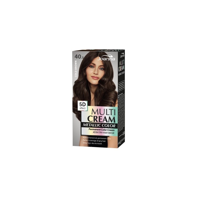 Joanna Multi Cream Color Metallic 40.5 Cold Brown