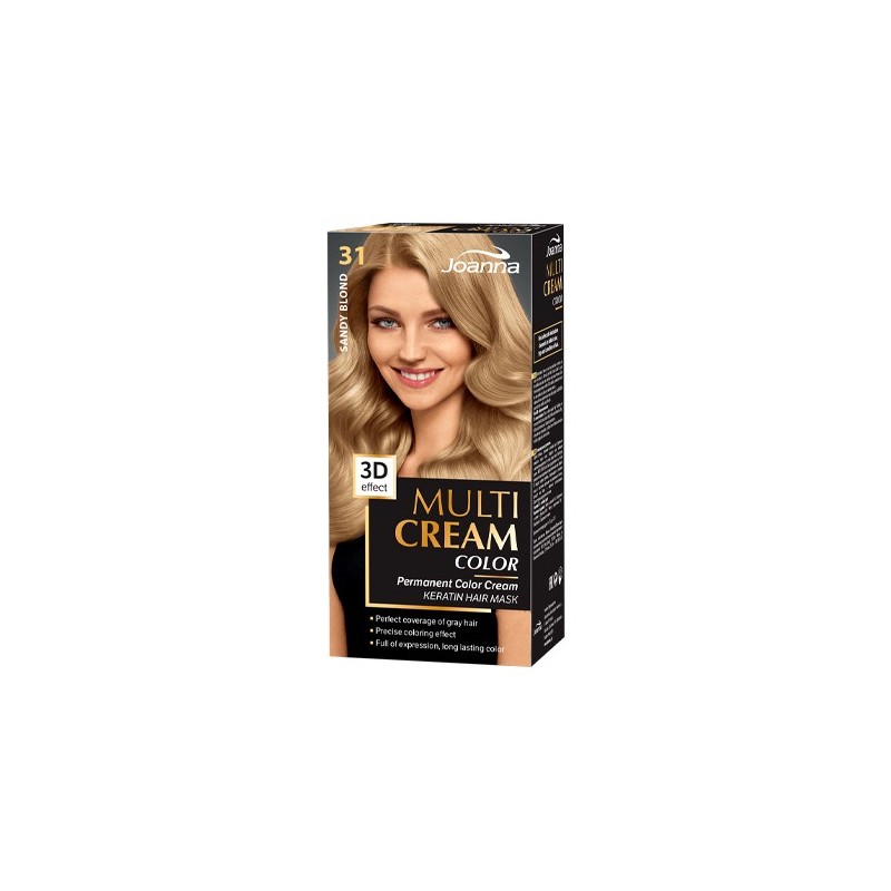 Joanna Multi Cream Color, 31 - Sandy Blonde